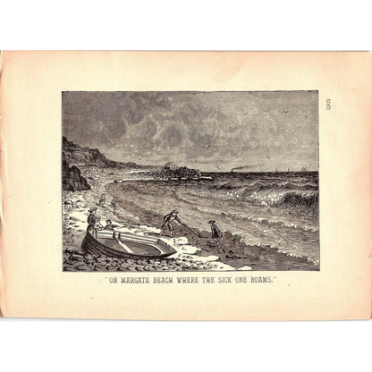 The Mermaid of Margate - Thomas Hood 2 Pages 1884 Poem TA5-CJ-6
