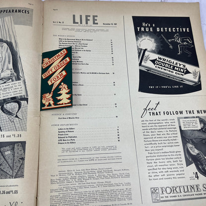 1937 Nov 29 Life Magazine, United States Capitol, Supreme Court Portraits TK3