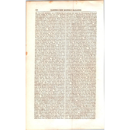 Rescue of Martin Koszta Bay of Smyrna Current Events 3 Pages 1854 Article I19