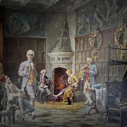 Gentlemen Only - Margaret Dovaston 12x16" Art Print FL1