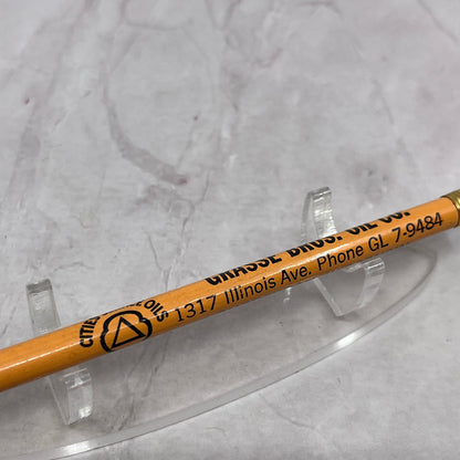 Vintage Grasse Bros Oil Co Sheboygan WI Advertising Pencil TC5-PN1