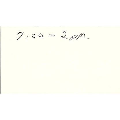 People's Cleaners & Launders Koshy T. Joseph Wood Forest Business Card SF3-B5