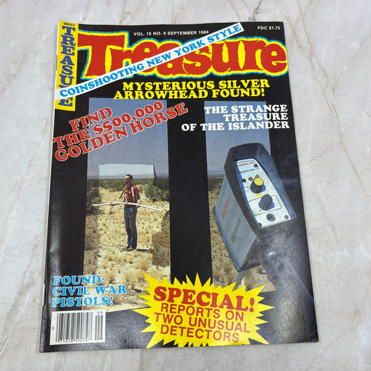 1984 Sept - Treasure Magazine - Treasure Hunting Metal Detecting Gold Coins M10