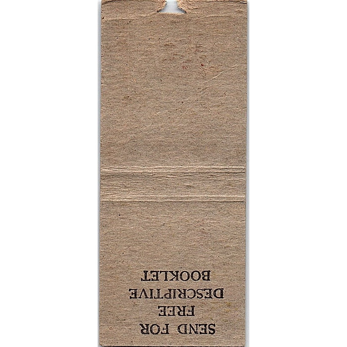 McKee Jungle Gardens Vero Beach FL Vintage Matchbook Cover SC7-Y4