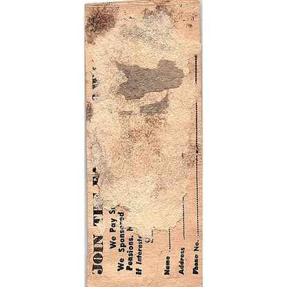 Cloquet Aerie No 1163 MN Vintage Matchbook Cover SC7-Y7