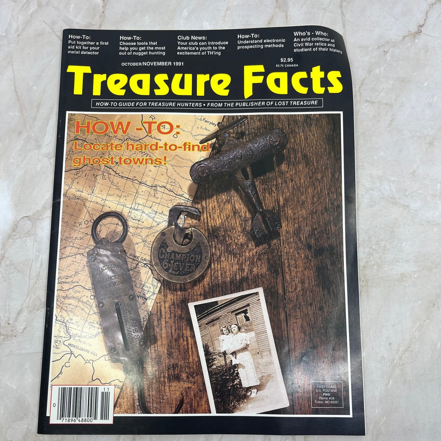 1991 Oct/Nov Treasure Facts Magazine - Treasure Hunting Metal Detecting M17