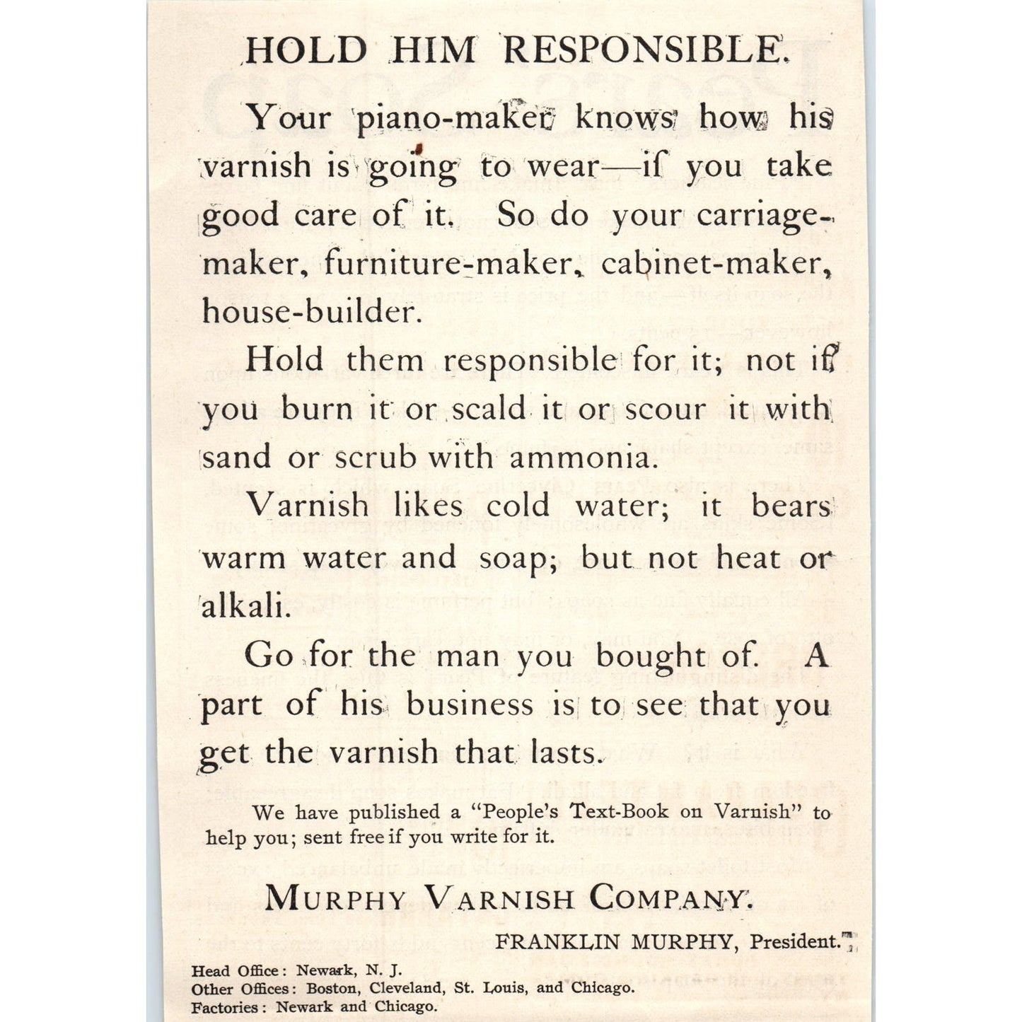 Pears' Soap Fine Feathers Make Fine Birds c1890 Victorian Ad AE8