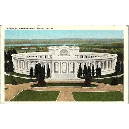 Memorial Amphitheater Arlington VA Vintage Postcard PE16