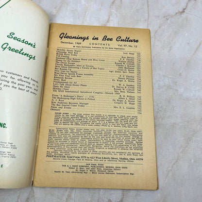 1969 Dec Gleanings in Bee Culture Magazine Bees Beekeeping Honey TD7