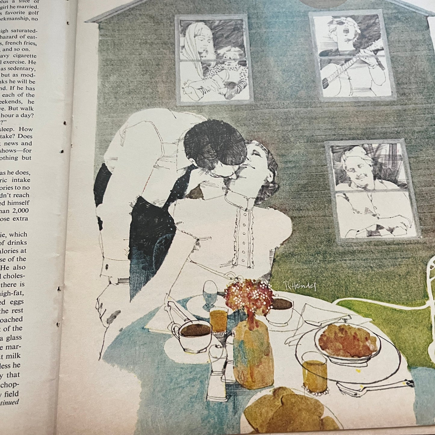Plan for Husband and Wife to Go on a Diet Together Jean Mayer 1972 Ad AF3-15