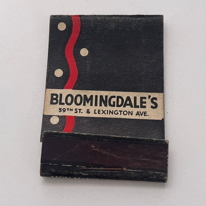 Bloomingdale's 59th St & Lexington NY Vintage Matchbook Cover TB8-MB-1