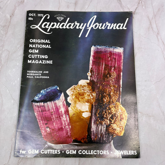 Tourmaline and Morganice Pala CA - Lapidary Journal Magazine - Oct 1972 M24