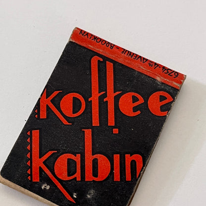 Koffee Kabin 4th Avenue Brooklyn Bay Ridge Vintage Matchbook Cover TB6-MB1-6
