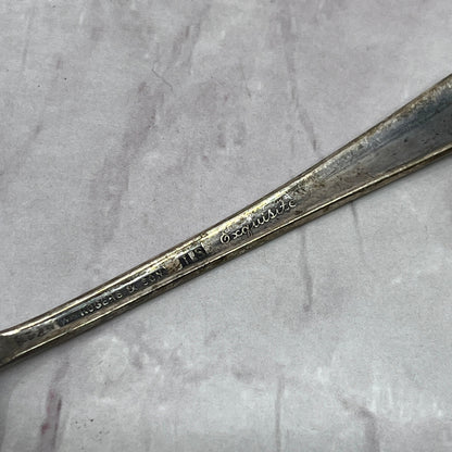 Vintage Wm Rogers Exquisite Baby Spoon 4.25” Silver Plate SB7