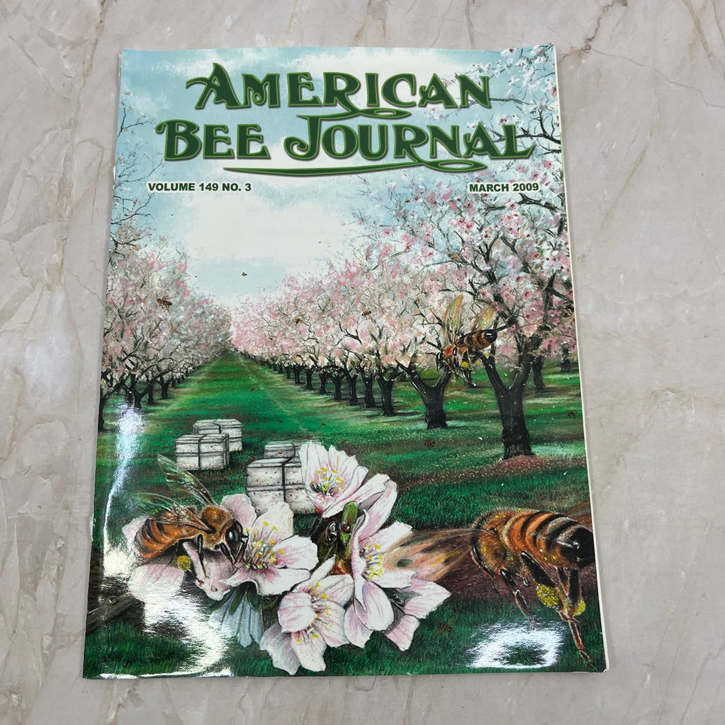 2009 March American Bee Journal Magazine Bees Beekeeping Honey M8