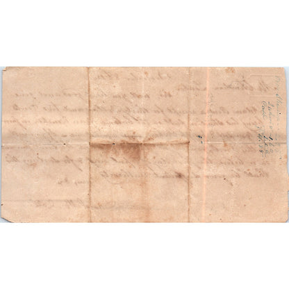 1843 Original Handwritten Letter Christian Lenker - Daniel McHail D18