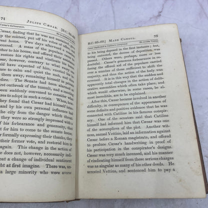 1854 The History of Julius Caesar by Jacob Abbott TE3-OB