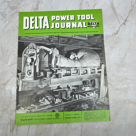 1951 Sep/Oct The Delta Power Tool Journal Newsletter Rockwell Woodworking TI9-P3