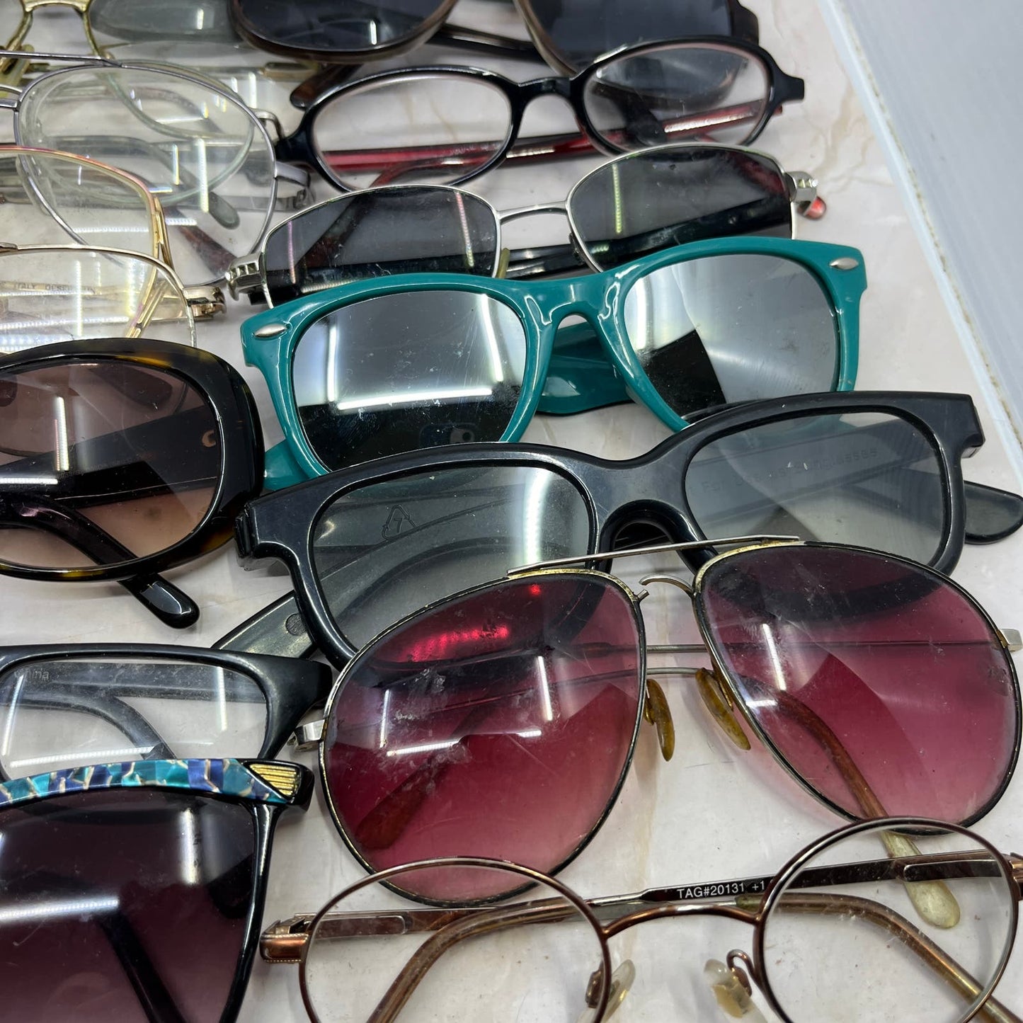 HUGE Lot of Vintage Eyeglasses Sunglasses Frames For Parts or Repair TE9