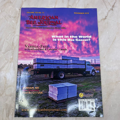 2018 Nov American Bee Journal Magazine Bees Beekeeping Honey M8
