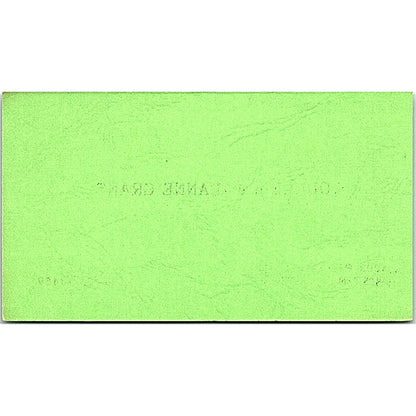 Odell and Jeanne Grant Art Austin TX Vintage Business Card SE3-B11