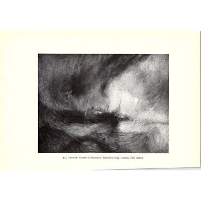 Constable - Study of Trees; Evening Vintage Art Print 6x9" V17