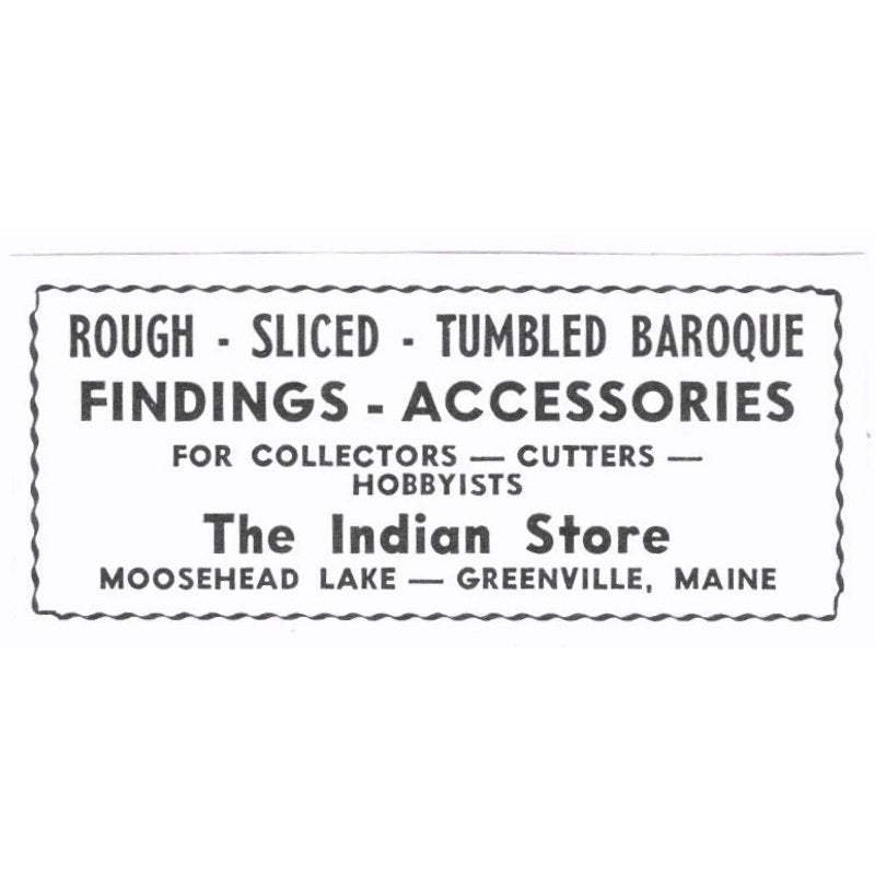 The Indian Store Moosehead Lake Greenville Maine 1972 Ad AF8-S3