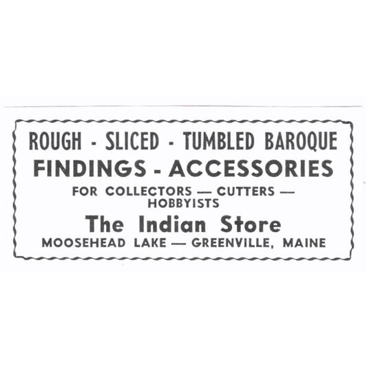 The Indian Store Moosehead Lake Greenville Maine 1972 Ad AF8-S3