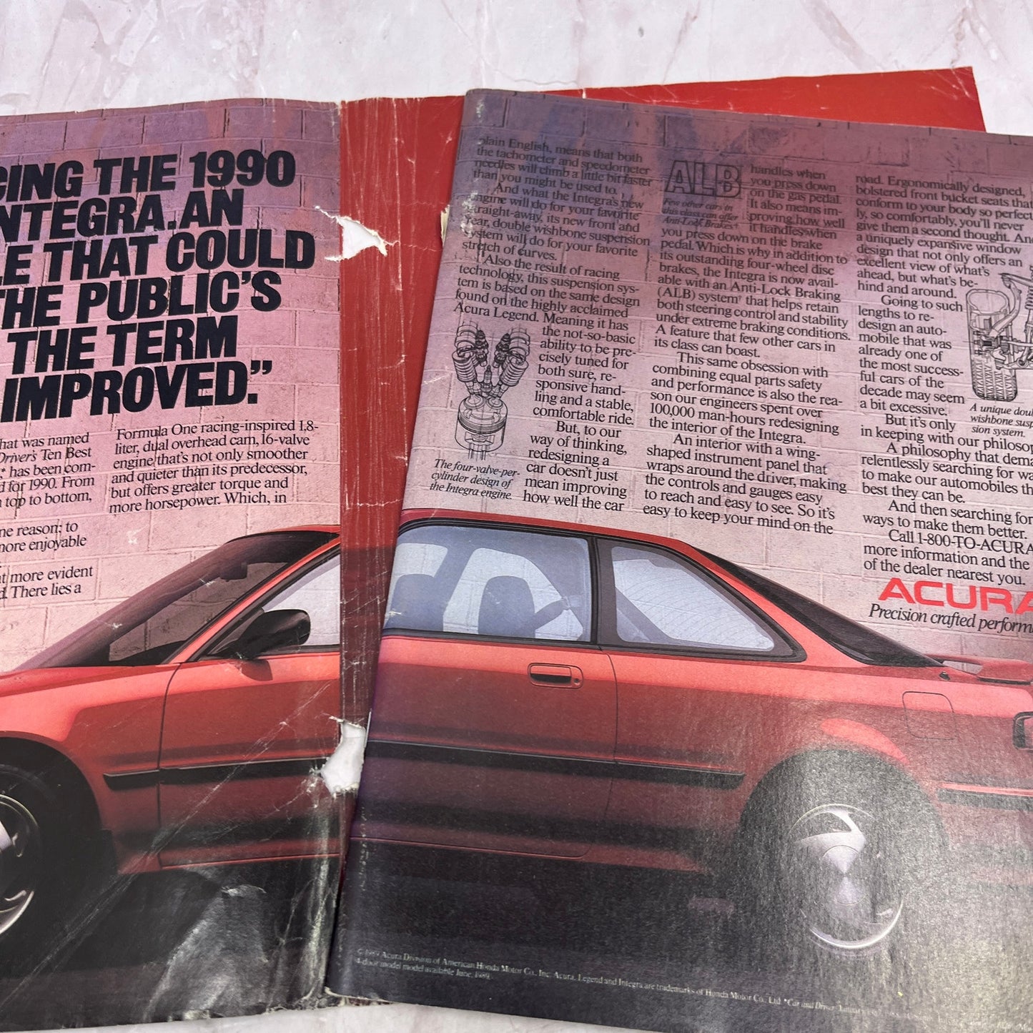 1989 Formula 1 Iceberg USA Grand Prix Phoenix Souvenir Program TA9-E2