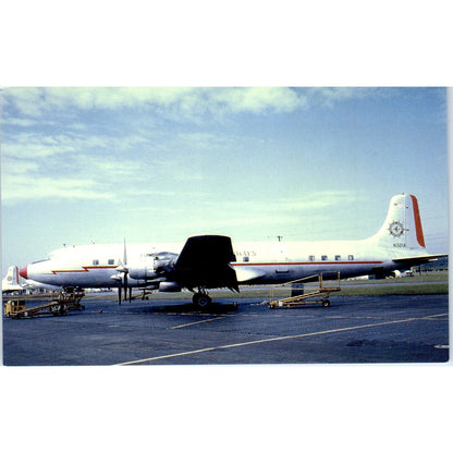 Overseas National Airlines Douglas DC-7 Vintage Postcard P4-5