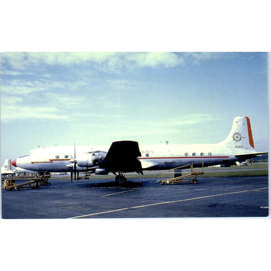 Overseas National Airlines Douglas DC-7 Vintage Postcard P4-5