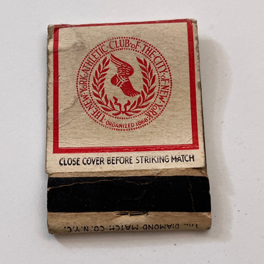 The New York Athletic Club Vintage Matchbook Cover TB8-MB2-10