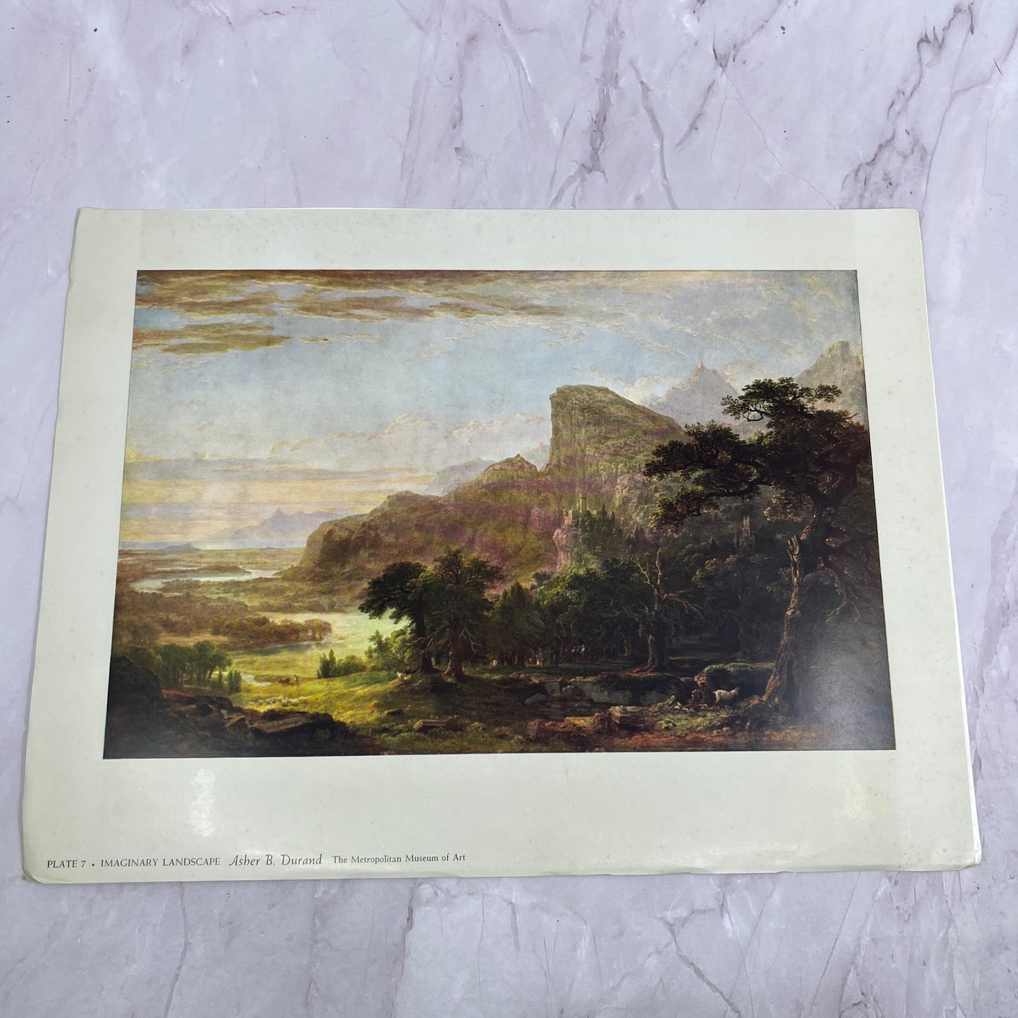 Imaginary Landscape - Asher B Durand 9.5x12.5" Art Print V20
