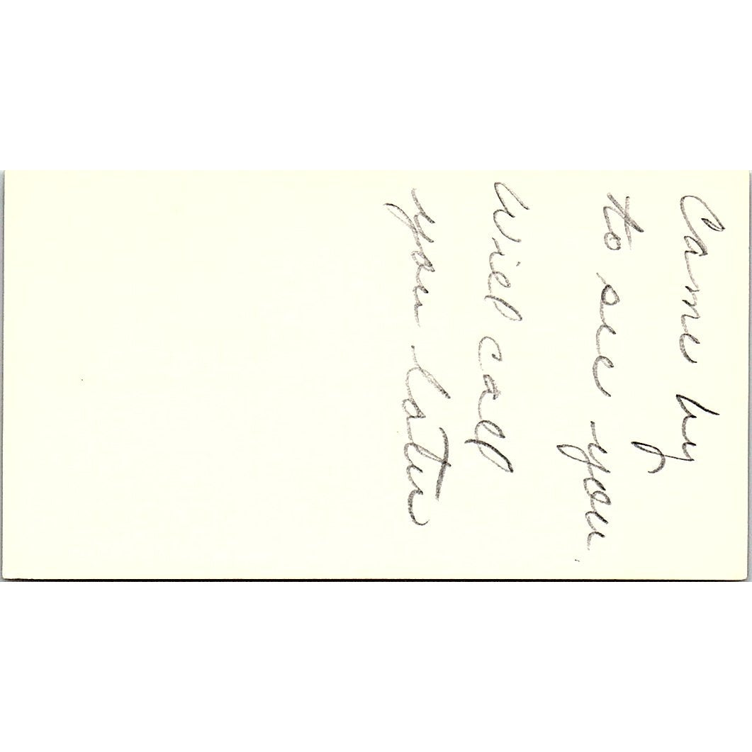 Doran V Jones Mid West Steel Building Co Houston Vintage Business Card SE5-B2