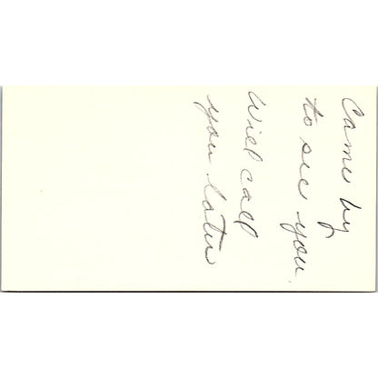 Doran V Jones Mid West Steel Building Co Houston Vintage Business Card SE5-B2