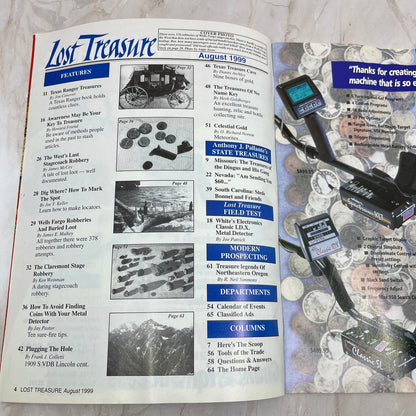 1999 Aug - Lost Treasure Magazine - Treasure Hunting Gold Prospecting M14