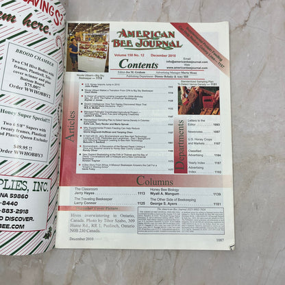 2010 Dec - American Bee Journal Magazine - Bees Beekeeping Honey M9