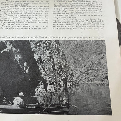 Winter Fishing in the Sunshine Land Arizona 1949 Article D26