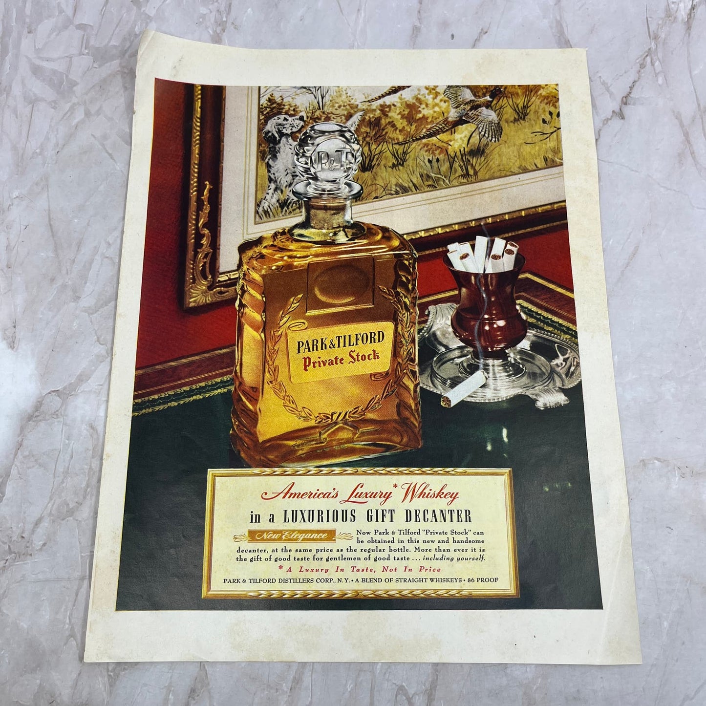 Park & Tilford America's Luxury Whiskey 1951 Magazine Ad FL6-10