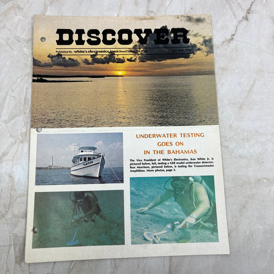 1978 Jan White's Electronics Discover Newsletter Metal Detectors Treasure M19
