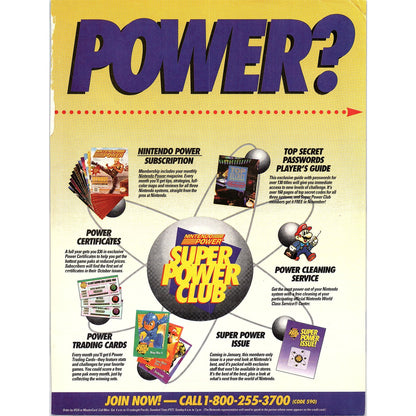 Super Nintendo Super NES Control Set Power of Choice 1974 Ad AG1-11