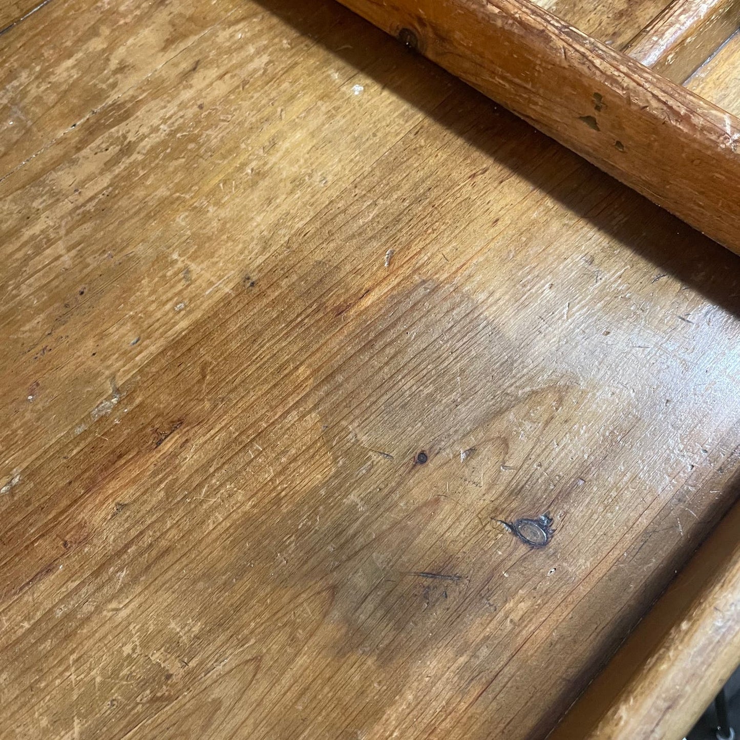 Vintage Handmade Primitive Wooden Solid Wood Cobblers Bench Coffee Table