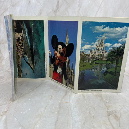 Walt Disney World Vacation Kingdom Vintage Souvenir Folder Book Views PXS