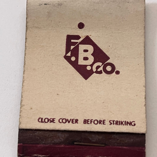 F.B. Co. Famous-Barr Co St. Louis MO Vintage Matchbook Cover TB6-MB1-5