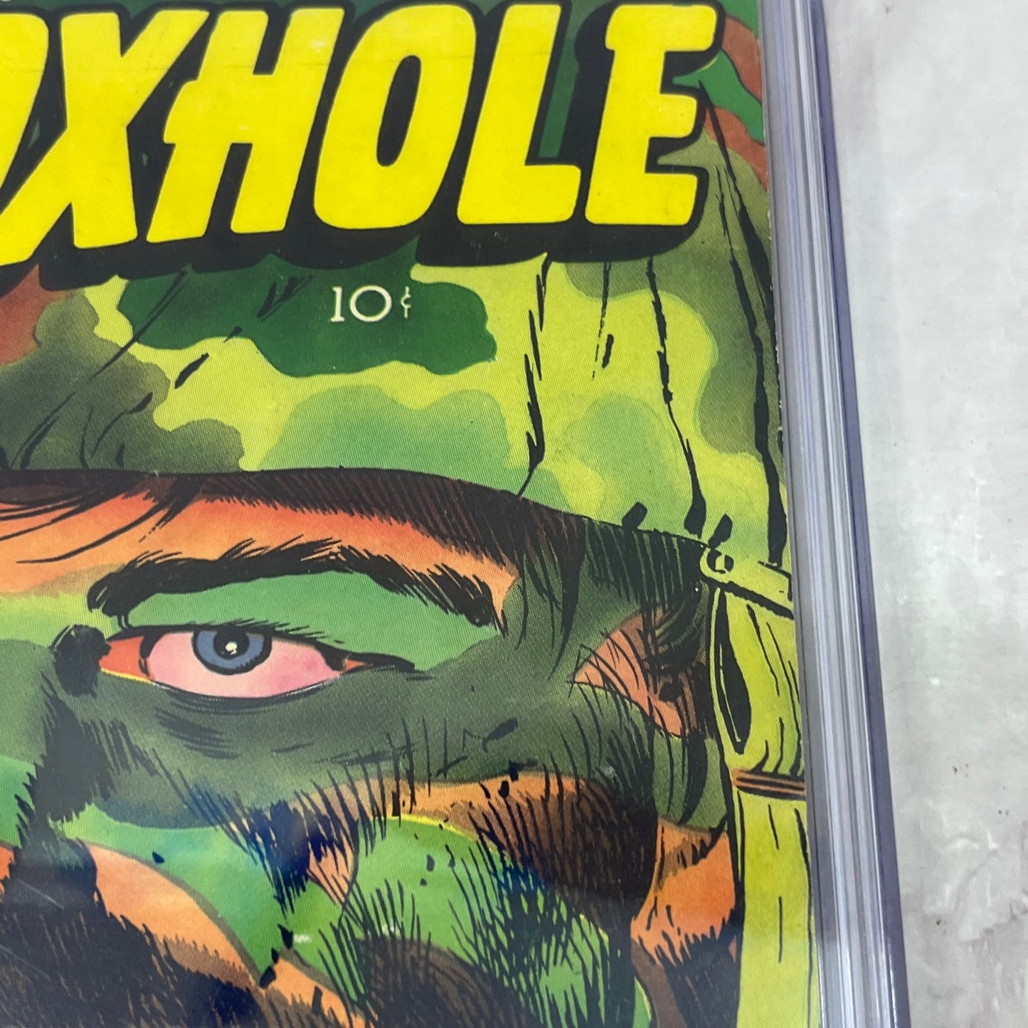 Foxhole #4 1955 CGC 4.5 White Pages Jack Kirby Cover