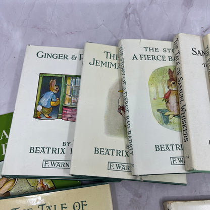 Vintage Beatrix Potter Book Lot of 12 Peter Rabbit Flopsy Bunny Miss Moppet TK3