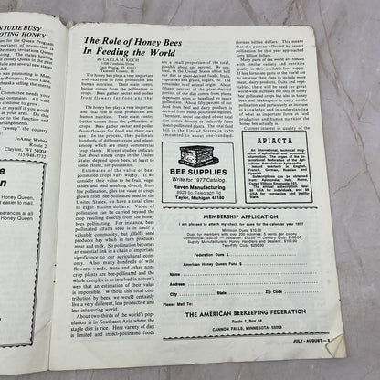 1977 Jul/Aug American Beekeeping Federation Newsletter Gainesville FL M15