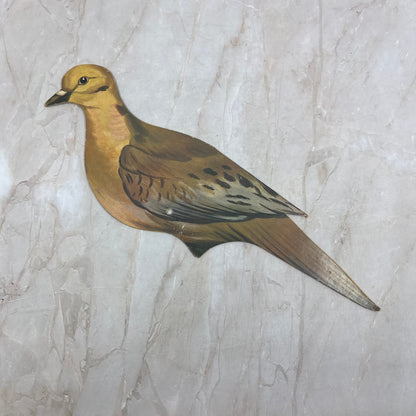 Vintage Large Die Cut Dove Bird P.S. Olt Co. Pekin Illinois AE4