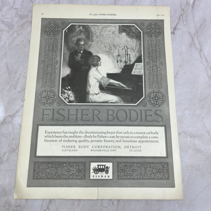 Fisher Motor Car Body Co Detroit 1924 Magazine Ad FL6-11