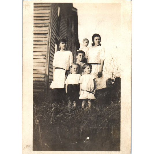 Pa and Mama Thompson Antique RPPC Postcard PE7